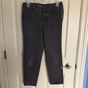 Old Navy Women's Charcoal Straight Leg Jeans